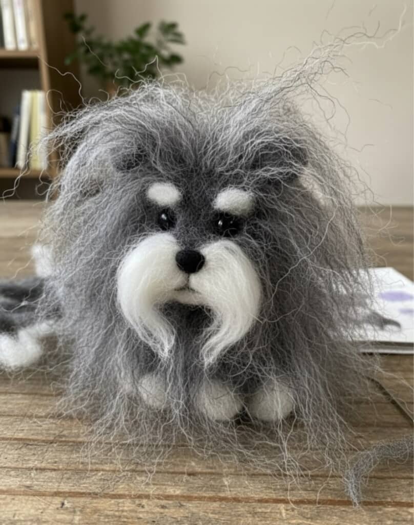 完成したマスコット。これは……!?