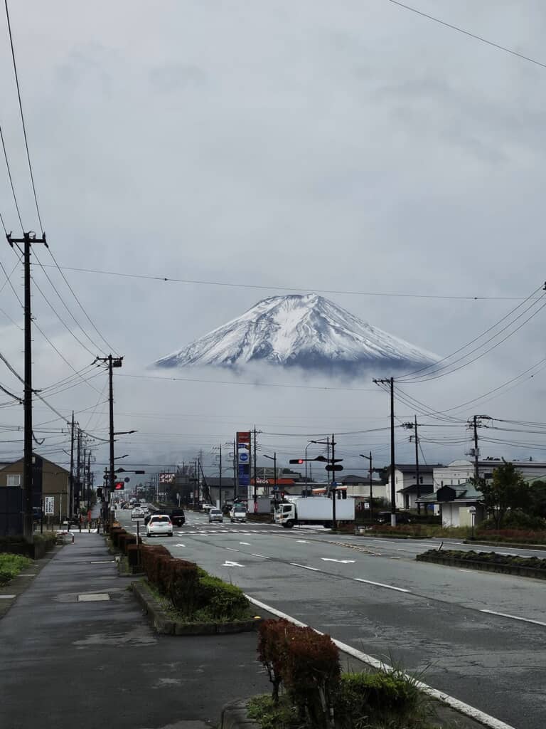 幻想的な富士山