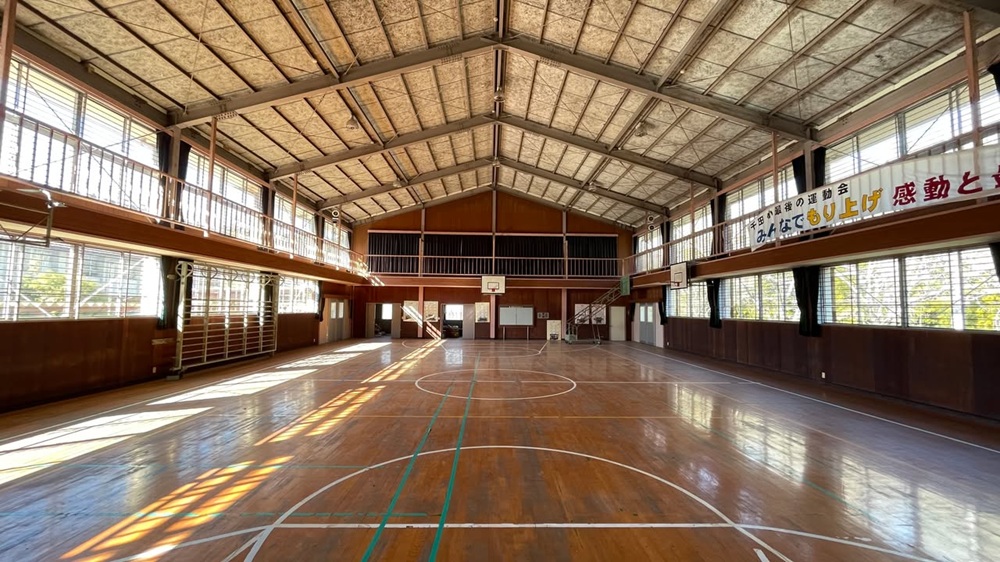 千田小学校の体育館