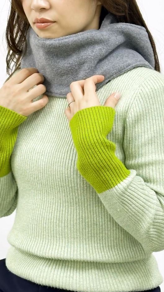 ぐるっと巻いた様子