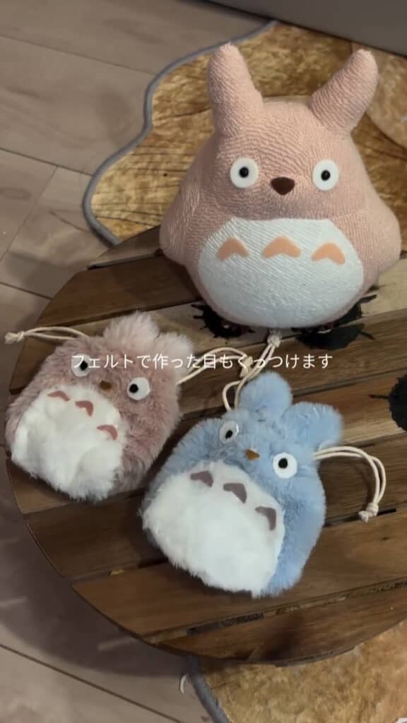 おなかの模様と目玉をつけたらもう完成！