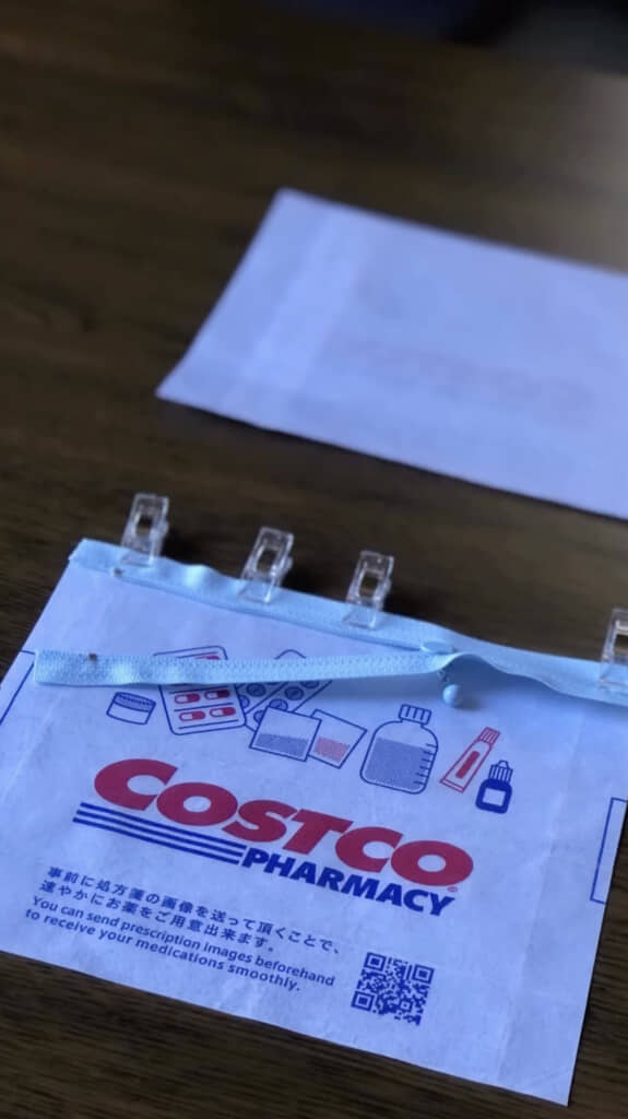 ファスナーを取り付け