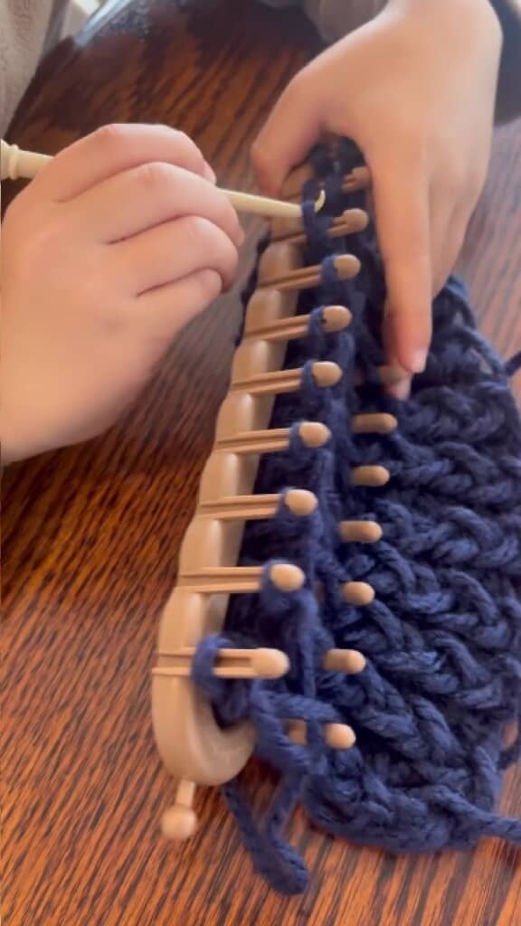 上手に編めていますね