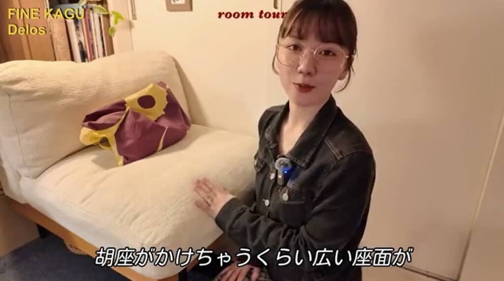 イケアのソファを使っています