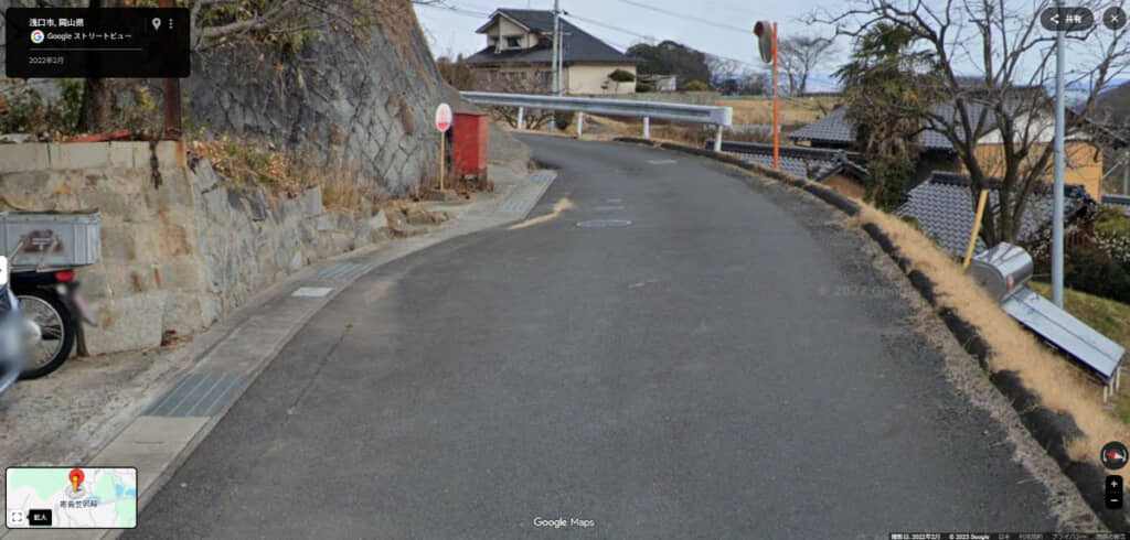 この中にある“バス停”が見つけられますか？　（C）Google（Googleマップより）