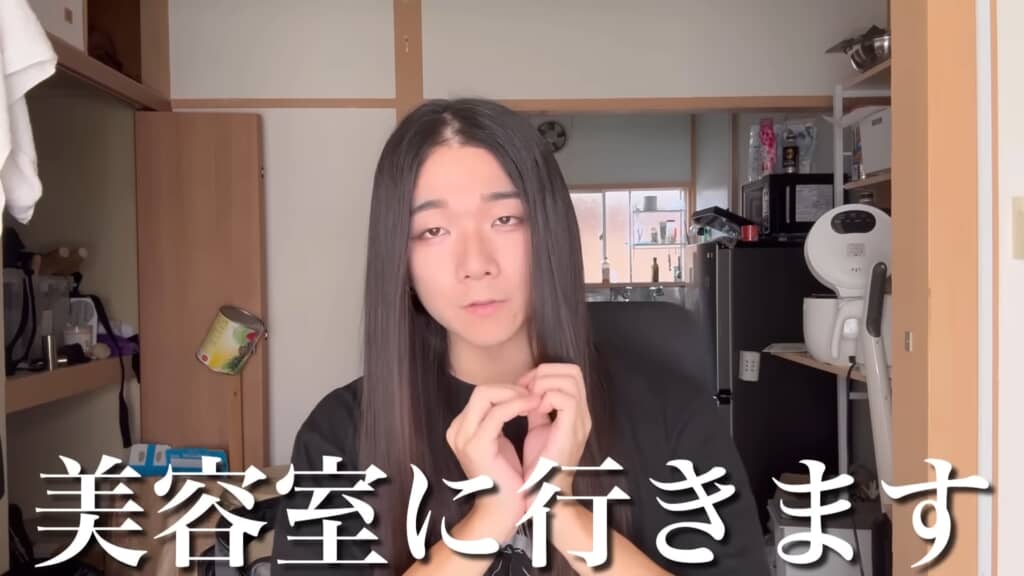 超ロングへアの神永さんが美容室へ