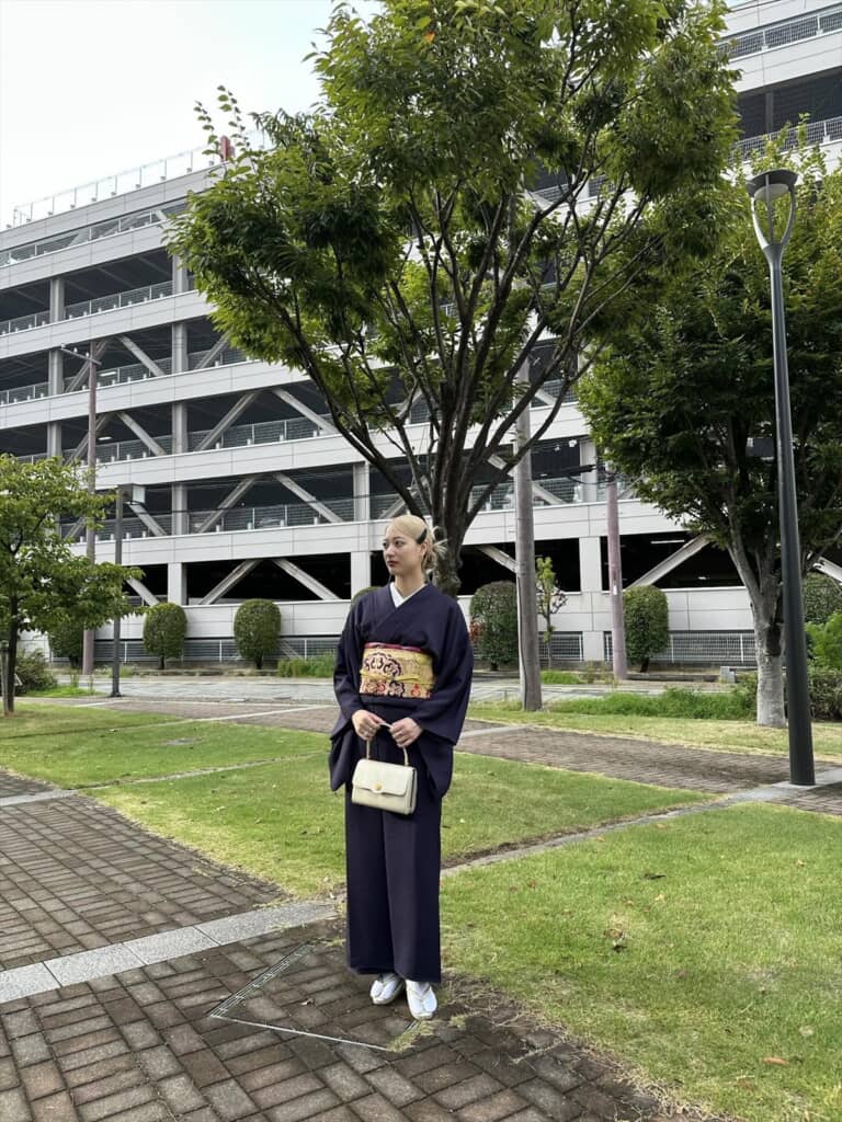 母親の着物＆自己流のヘアセットで結婚式に出席