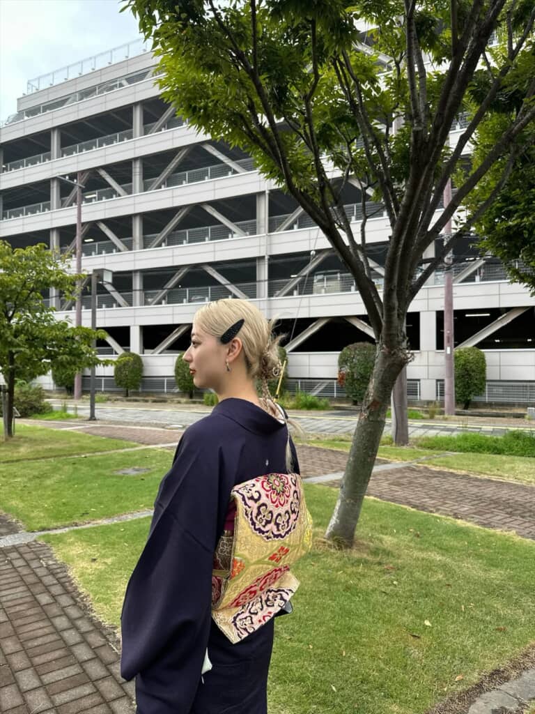 カチモリヘア風の自己流セット