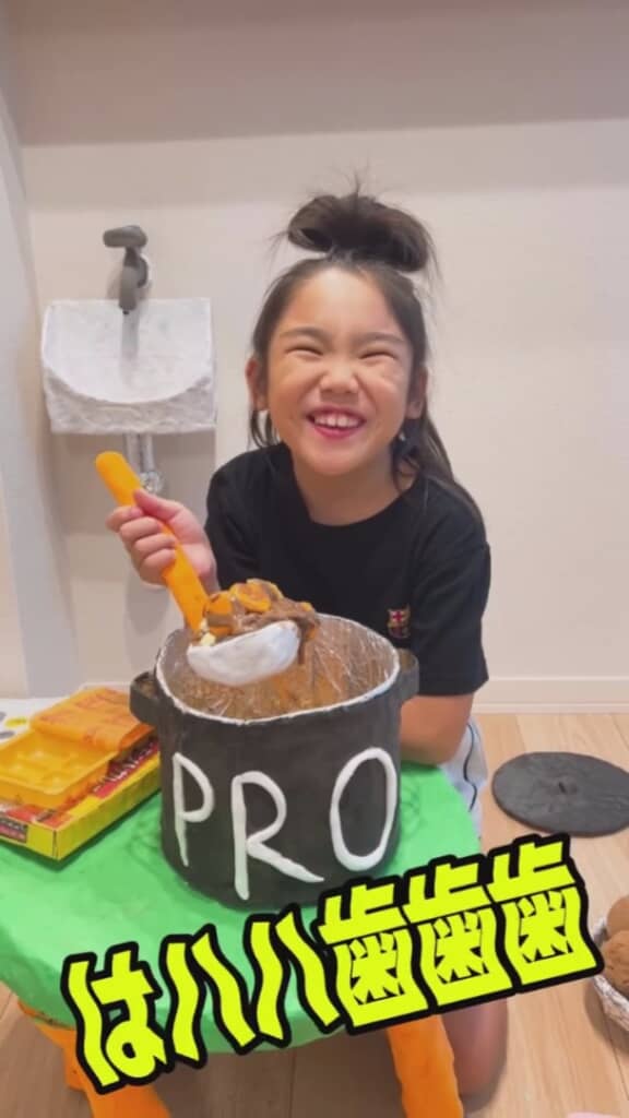 満足気な望蘭ちゃん