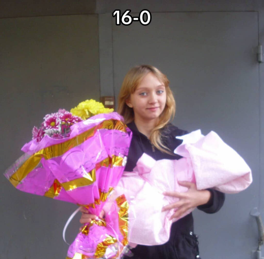 16歳のときに娘を出産