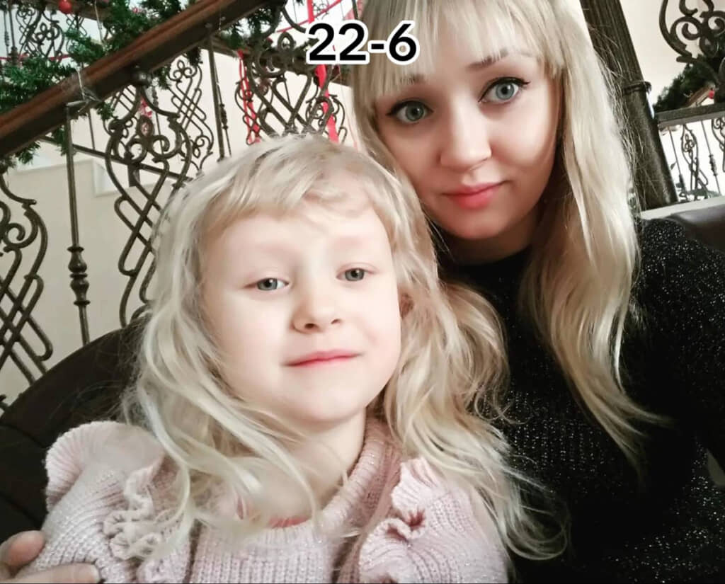 髪の毛がママそっくり