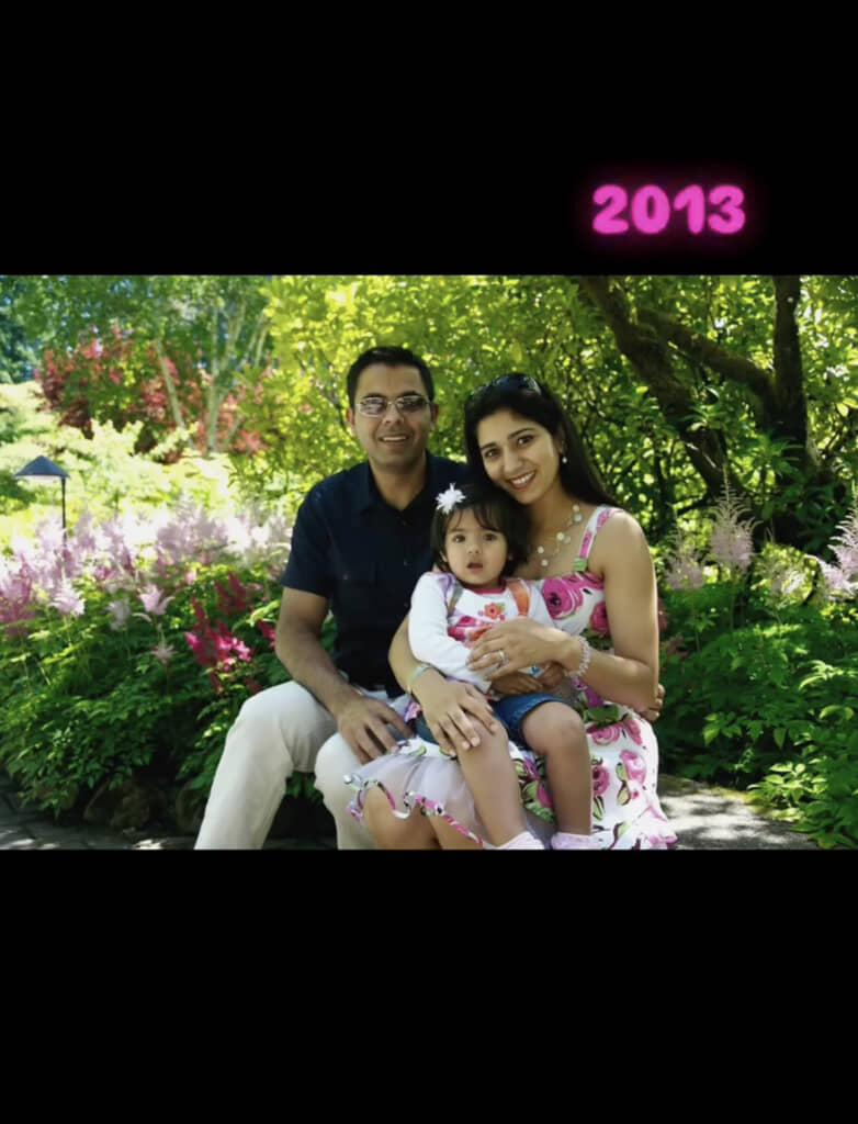 12年前の家族写真