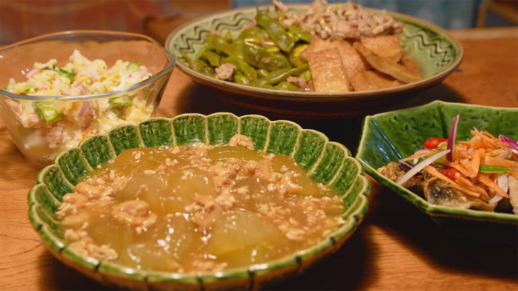 夕飯が完成しました！ごちそうです