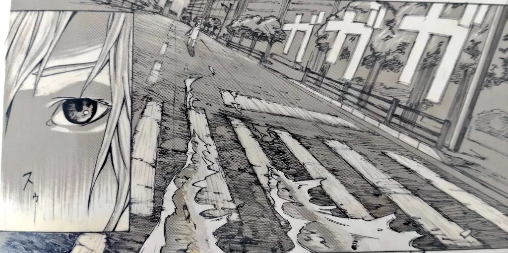 迫力あふれる大胆な構図