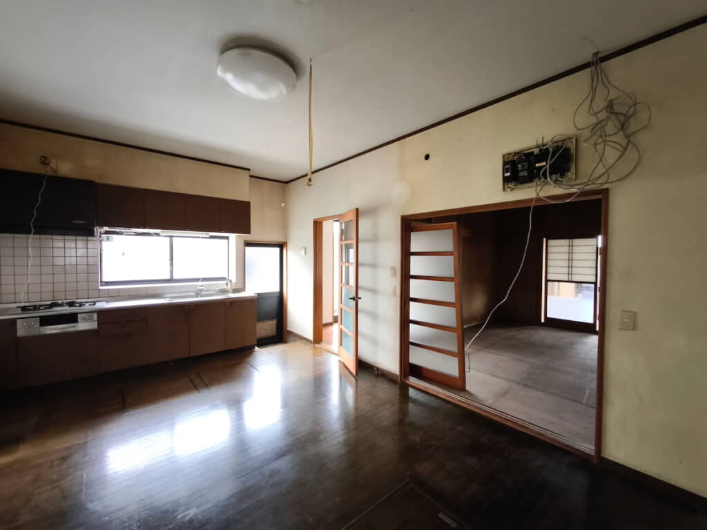 リノベ前の1階部分
