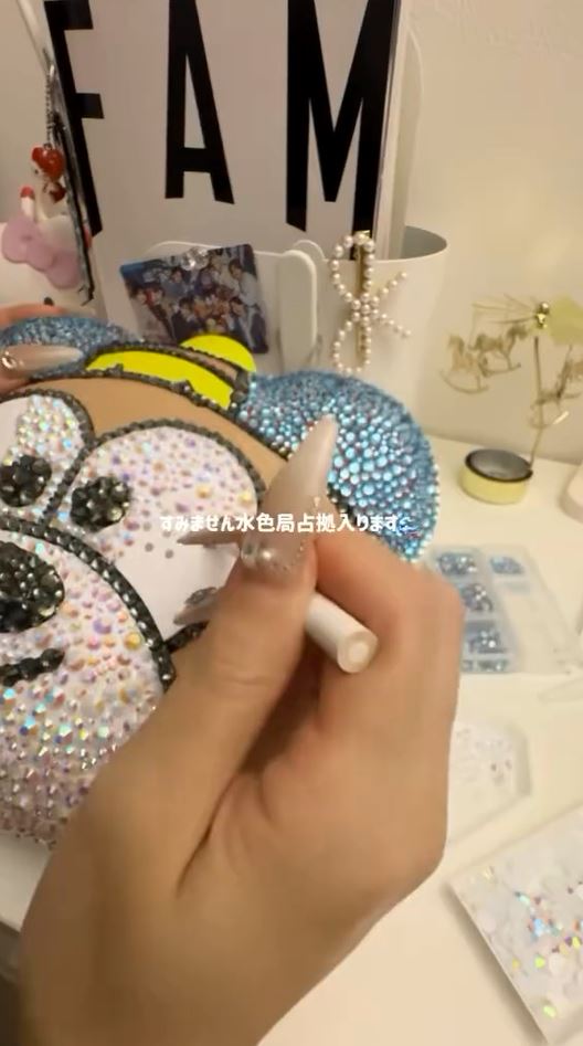 寺西拓人さんのファンなので耳は水色に