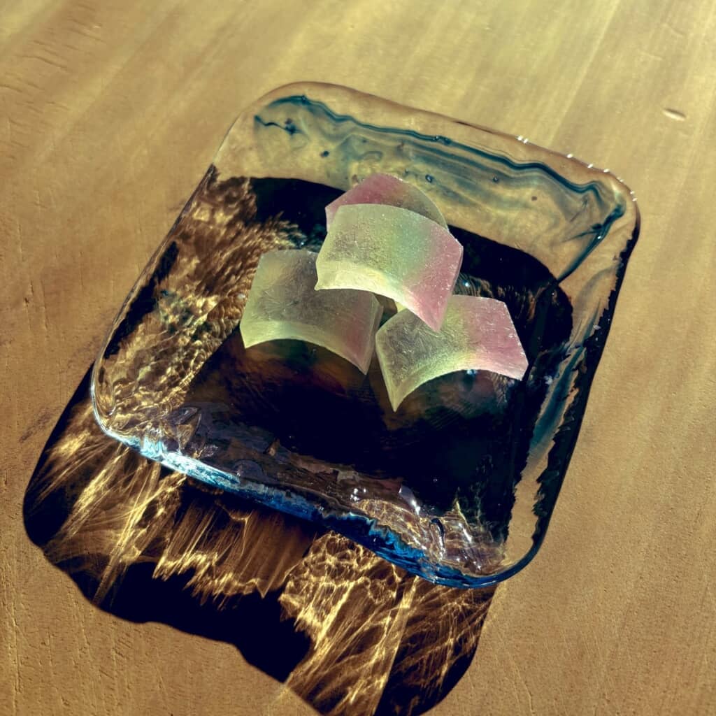 虹のような和菓子！