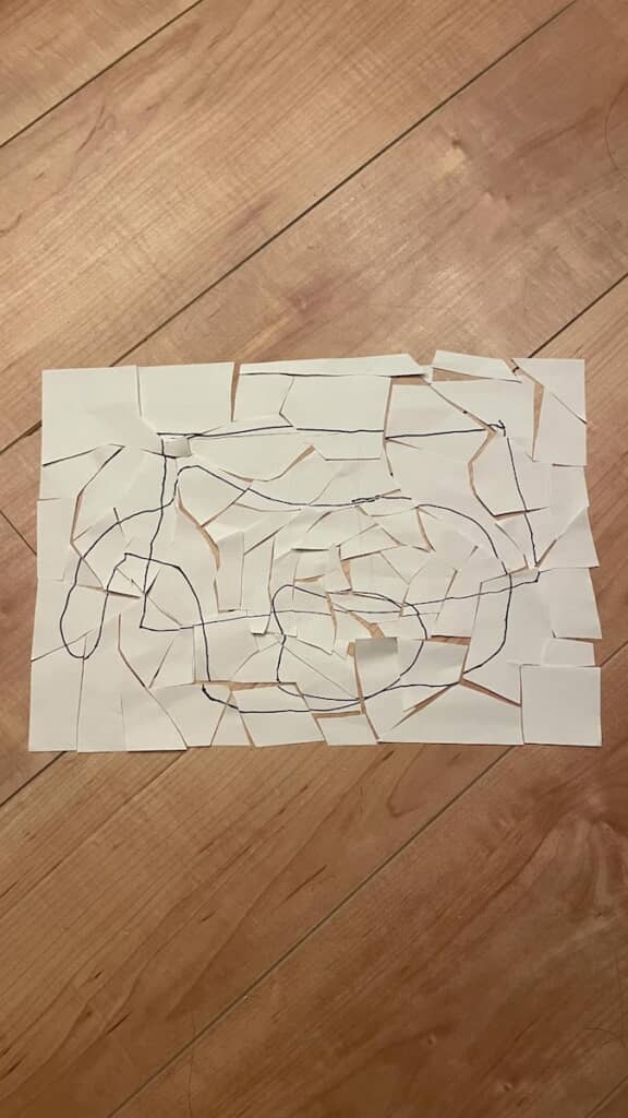 完成したけど、この絵はいったい……？