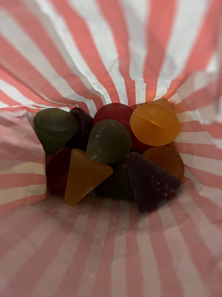 購入したキャンディー