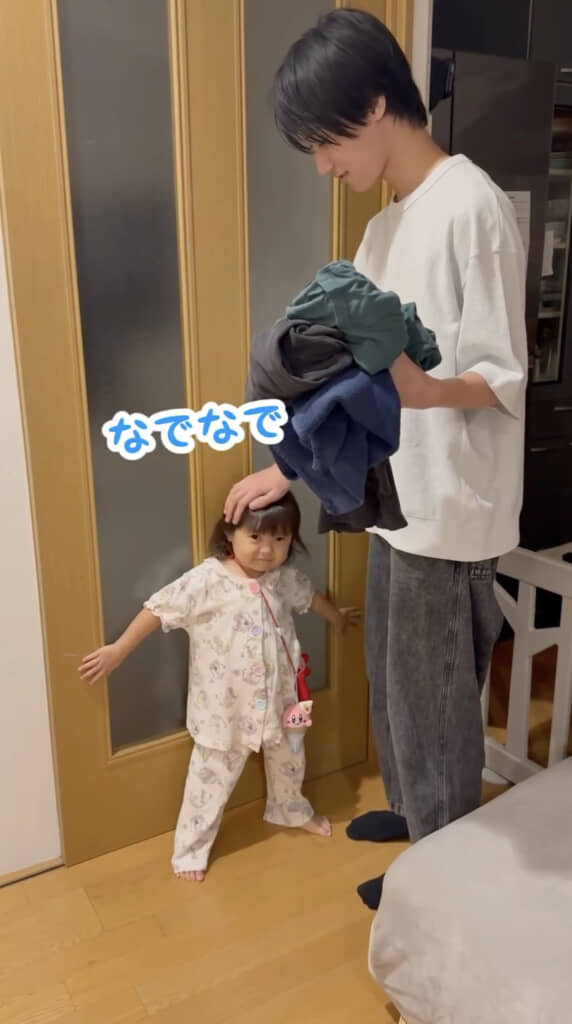 なでなでしてみるお兄ちゃん