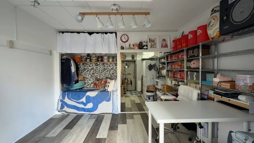 DIYで内装がガラリと変わった6畳の部屋