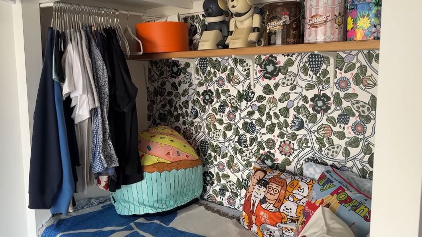 押し入れを改造したヌック