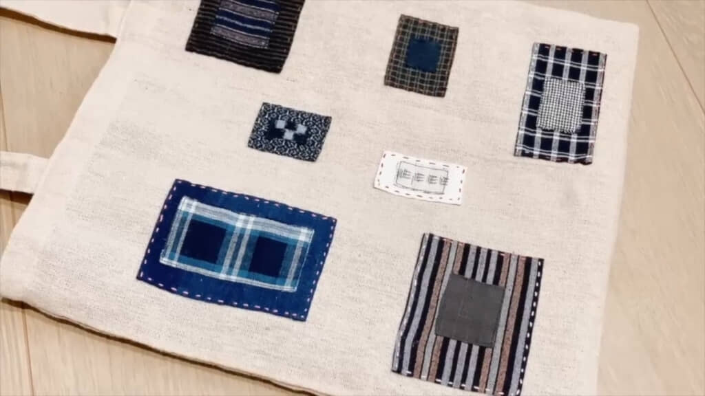 古布ならではの色合いや風合いが魅力的です