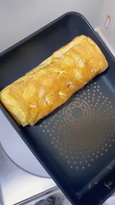 いい色に仕上がった卵焼き