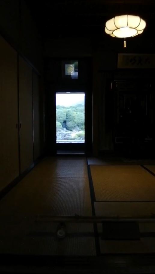 借景の掛け軸！