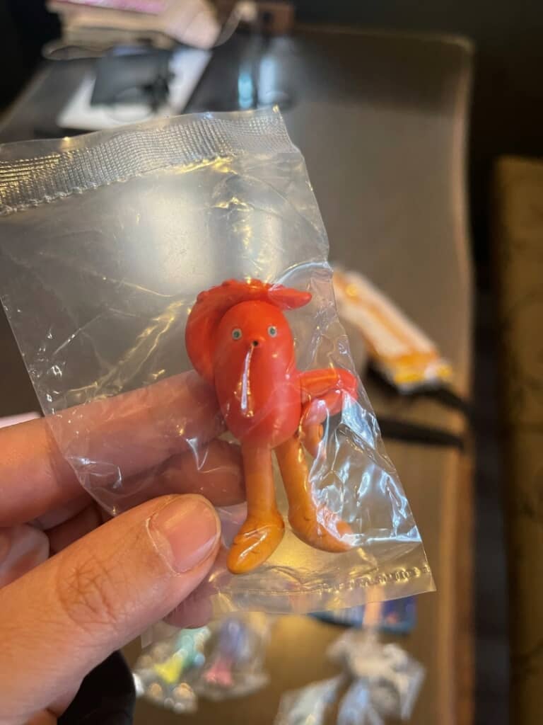 かわいいポーズのタコ人