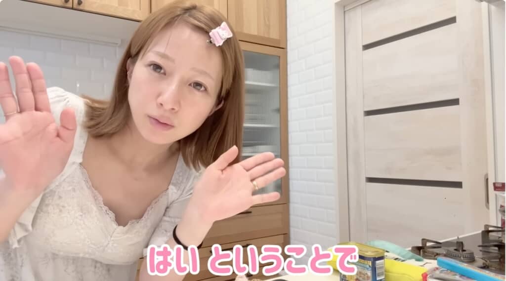 お弁当作りをする辻希美さん