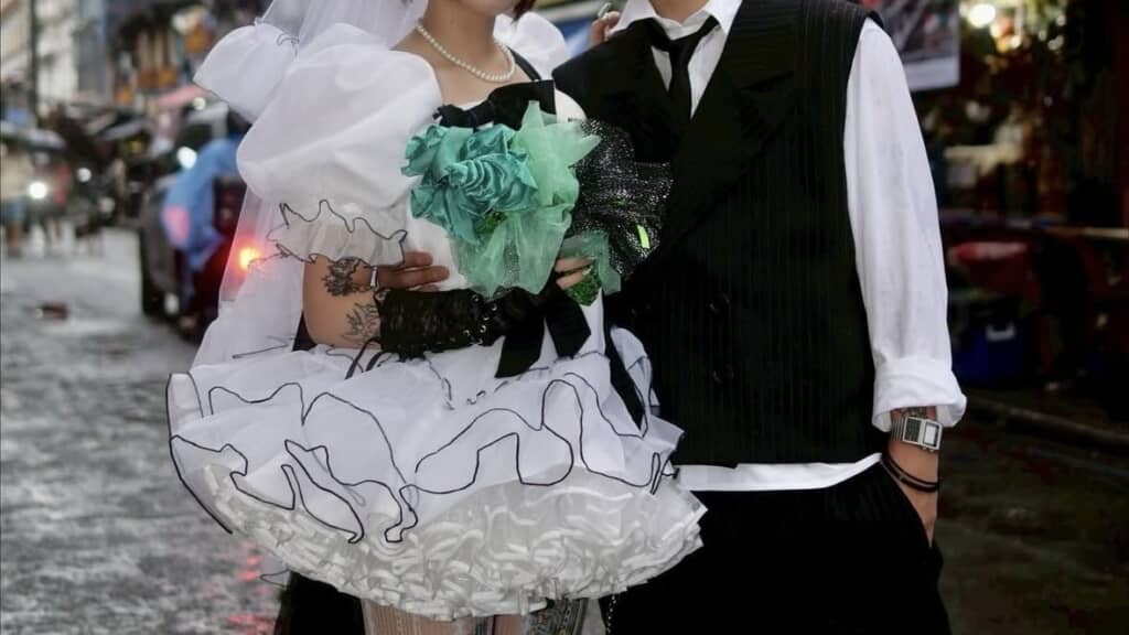 花嫁＆推しの2ショット