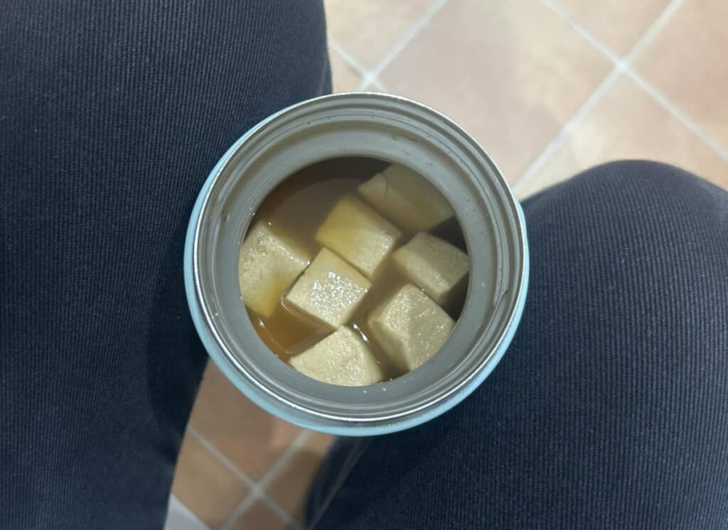 まさかの煮た高野豆腐