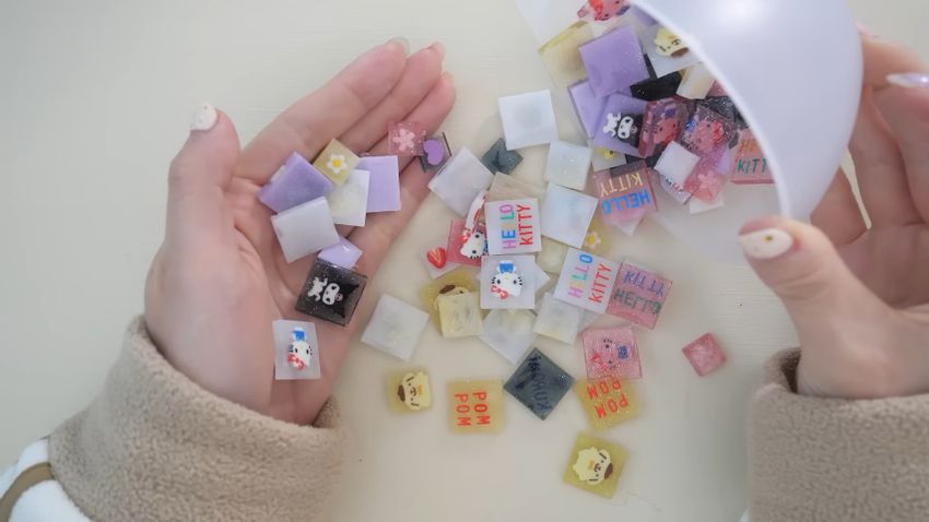 量産されたサンリオキャラのタイル