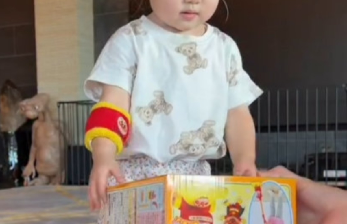 お掃除好きの1歳娘に“掃除機のおもちゃ”をプレゼントしたら……　まさかの反応と行動が55万再生「可愛いすぎるぅ〜」「凄い!!」（1/2） | 育児 ねとらぼ