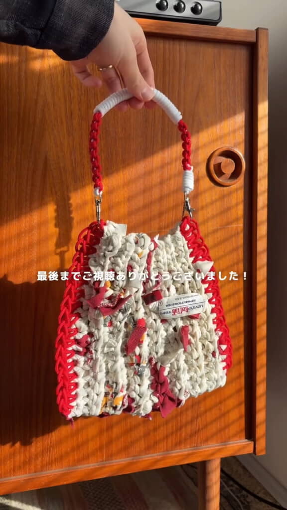 センスのあるハンドバッグの完成です！