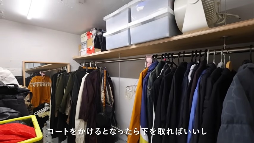 クローゼットは広くて収納量抜群