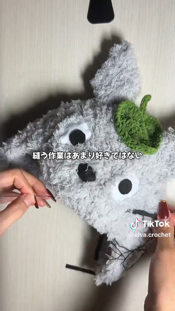 各パーツを縫い合わせていきます