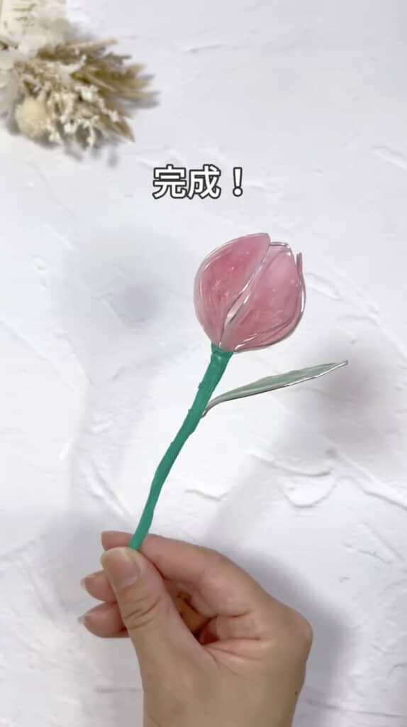 かわいいチューリップが完成！