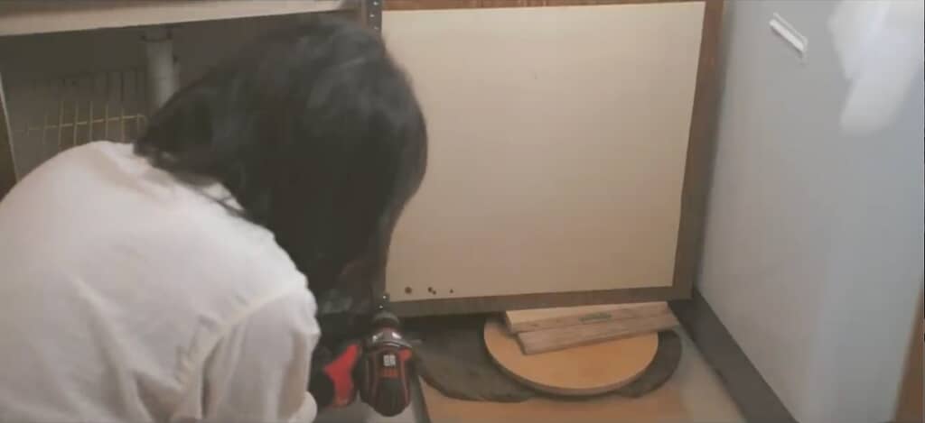 1人作業だけど工夫すればなんとか作業できますね