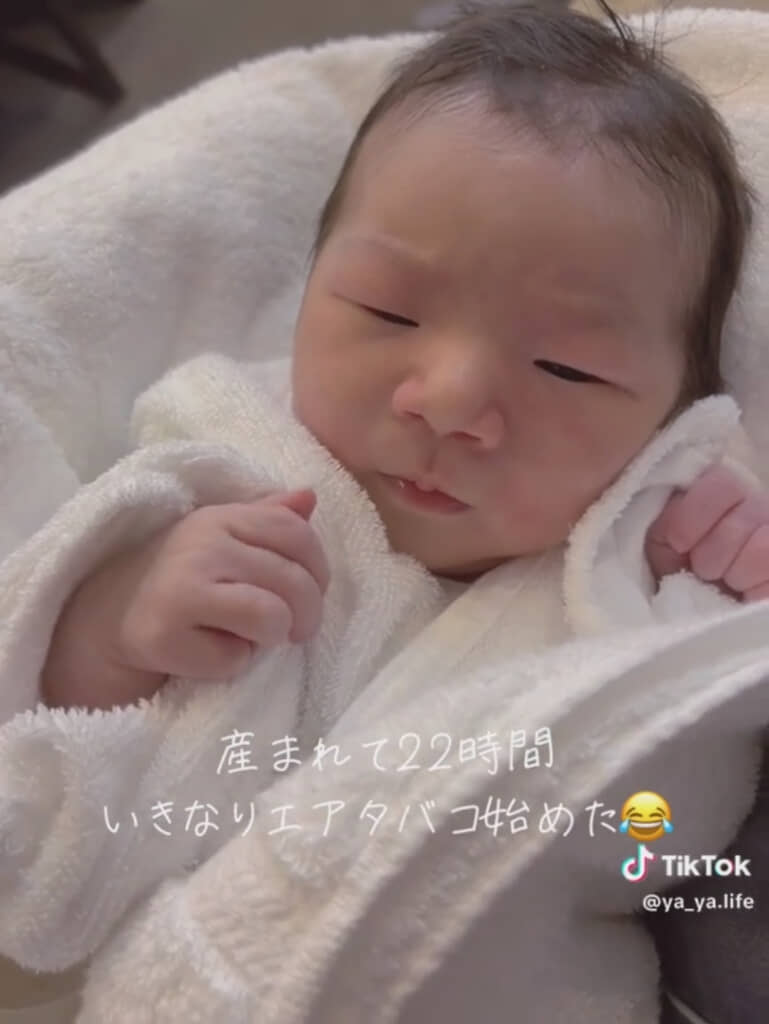 再びかわいらしい表情に