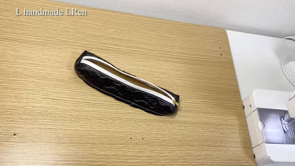 ファスナー部分ができました