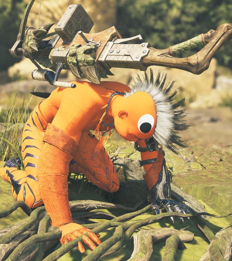 チェンソーの刃のようなモヒカン