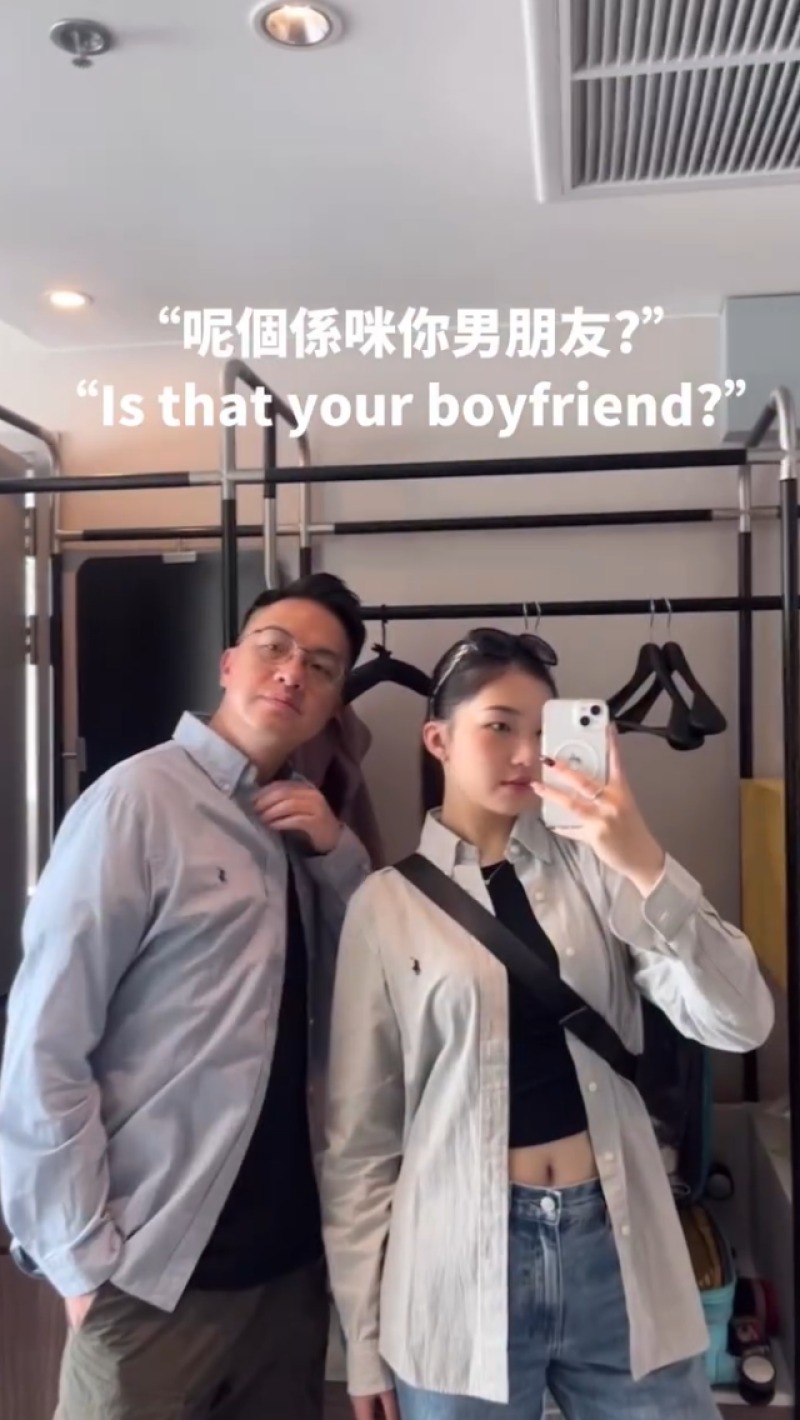 周囲に「彼氏？」と言われる男性→しかし、“昔の姿”を見ると……「ウソでしょ！？」　衝撃の正体が100万再生【海外】（1/2） | ライフスタイル ねとらぼ