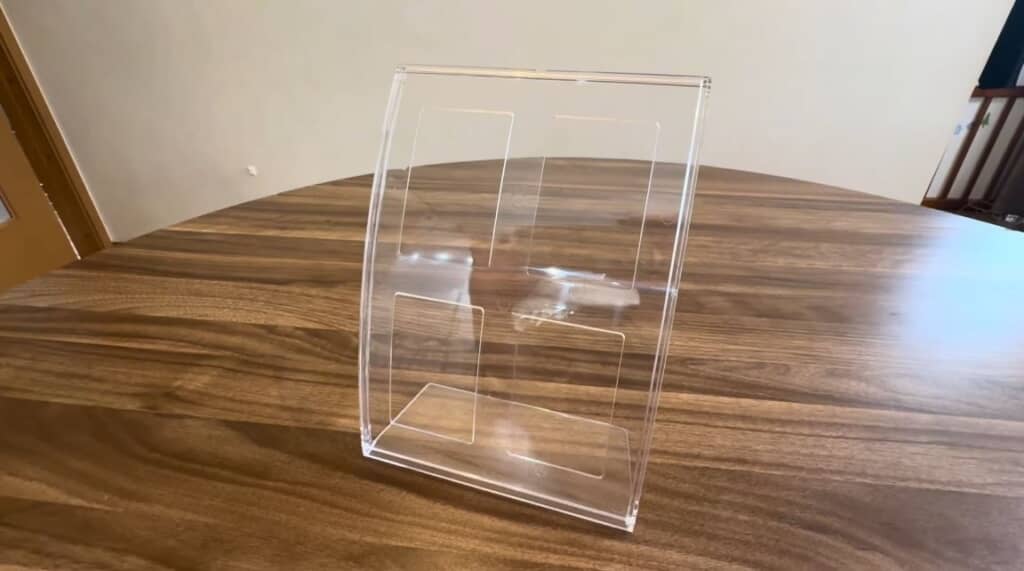 ダイソーのカーブスタンドフォトフレーム