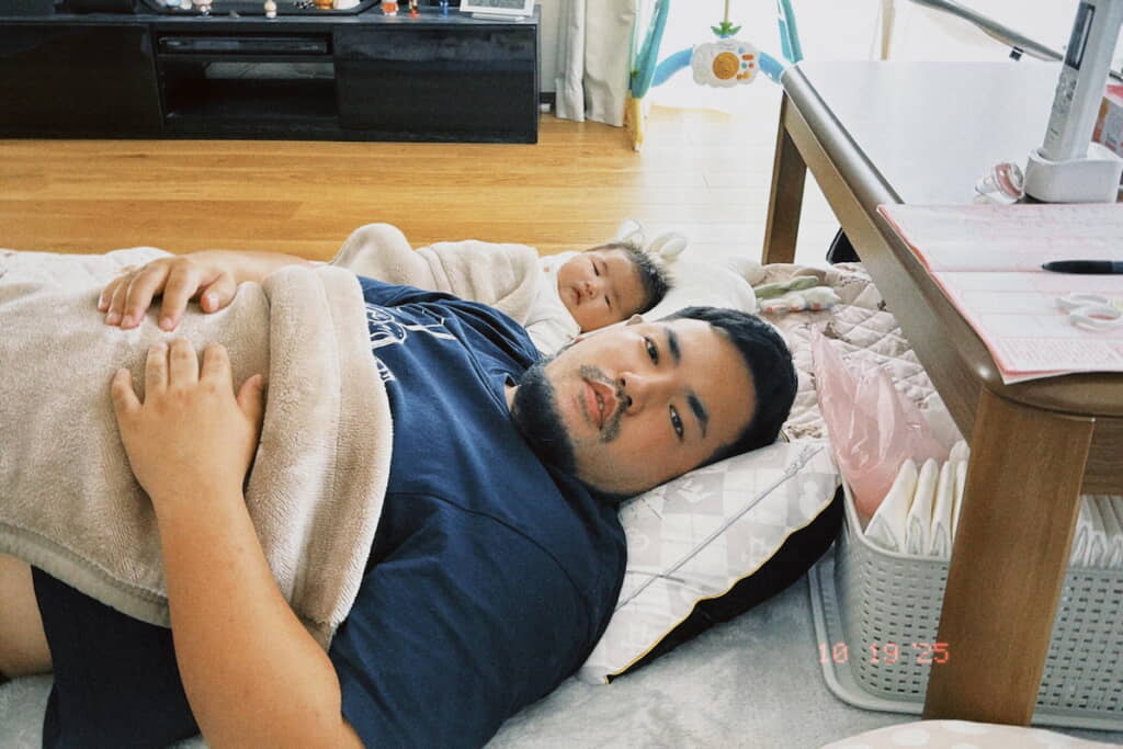 あれっ、ふっくらしたパパになってる!?
