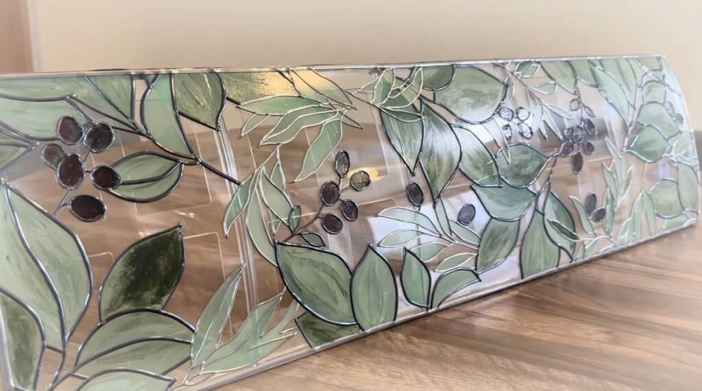 グラスアートが完成！