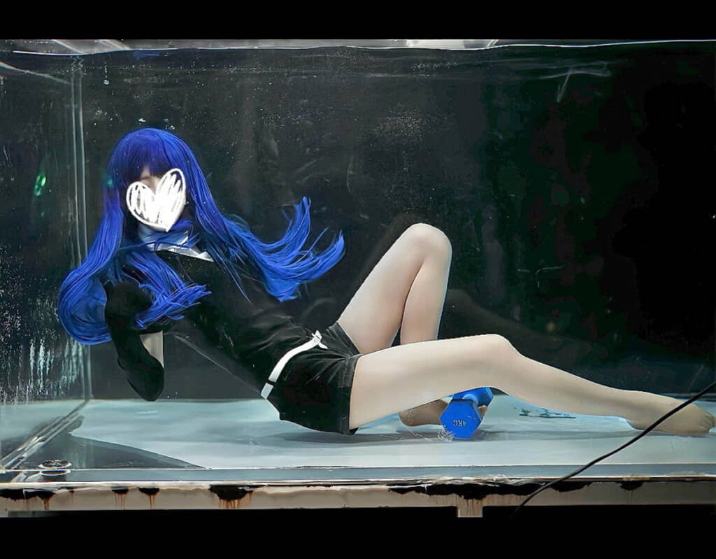 ダンベルを載せて踏ん張っていたとは……！