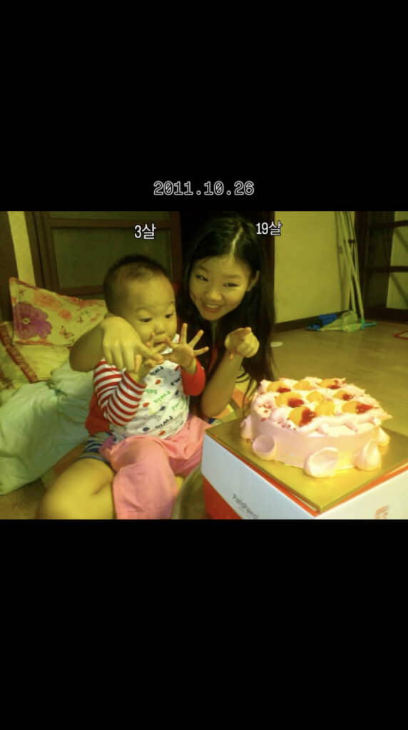 14年前の親子写真