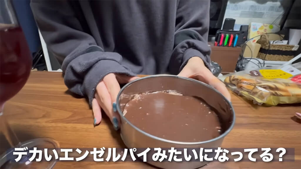 生チョコタルトでおもてなしをします